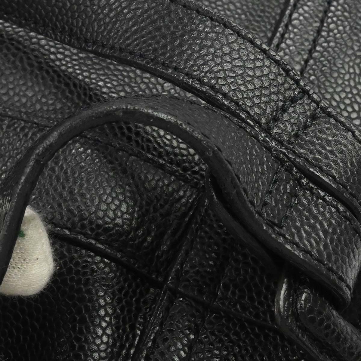 Chanel Black Caviar Skin Backpack