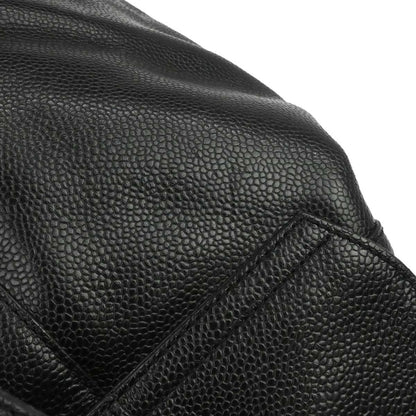 Chanel Black Caviar Skin Backpack