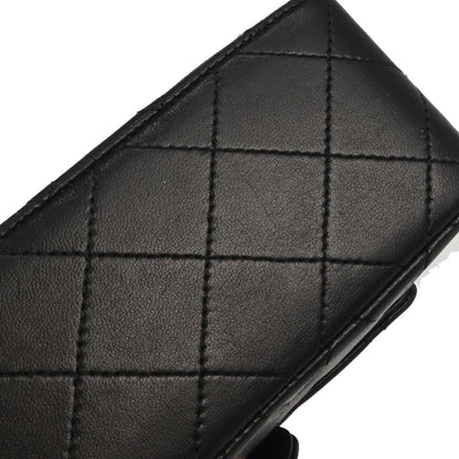 Chanel Black Lambskin Mini Classic Square Flap Shoulder Bag 17