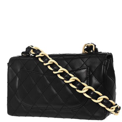 Chanel Black Lambskin Shoulder Bag