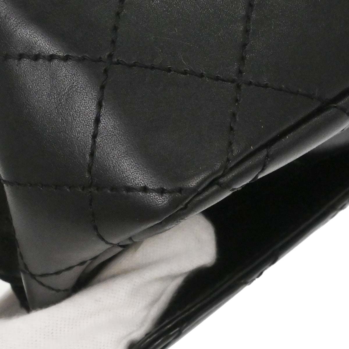 Chanel Black Lambskin Shoulder Bag