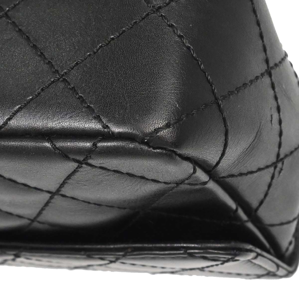 Chanel Black Lambskin Shoulder Bag
