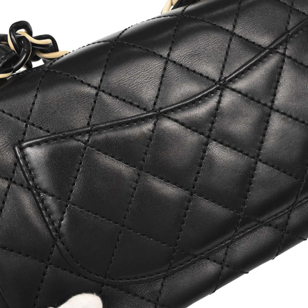 Chanel Black Lambskin Shoulder Bag