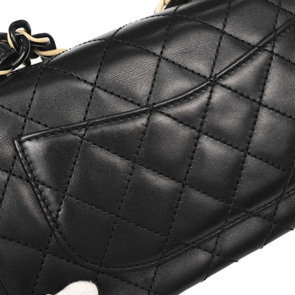 Chanel Black Lambskin Shoulder Bag