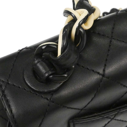 Chanel Black Lambskin Shoulder Bag
