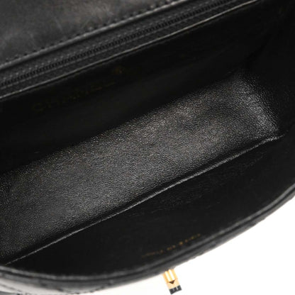 Chanel Black Lambskin Shoulder Bag