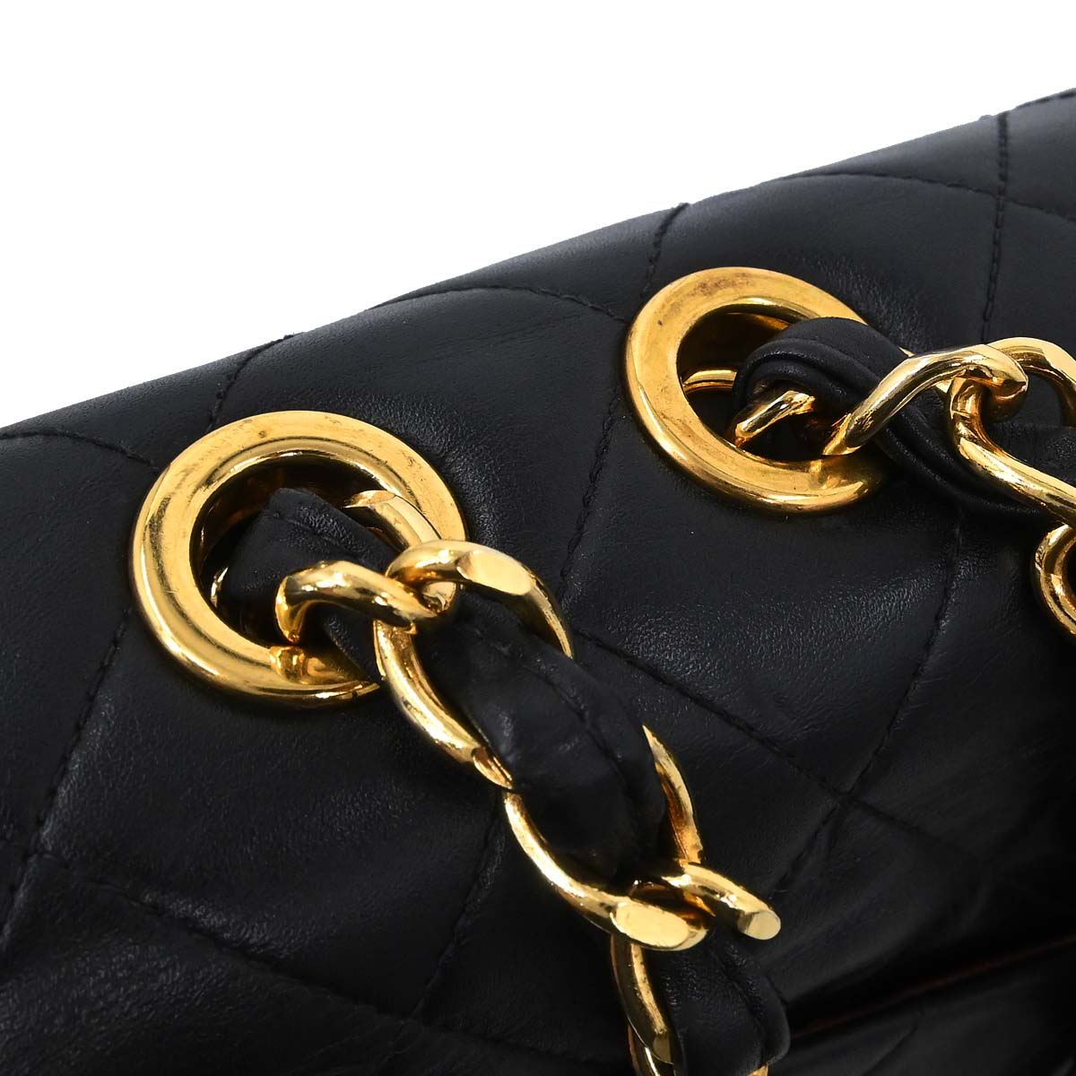 Chanel Black Lambskin Maxi Classic Flap Shoulder Bag