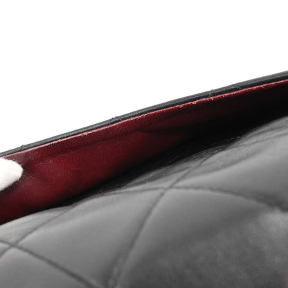 Chanel Black Lambskin Maxi Classic Flap Shoulder Bag