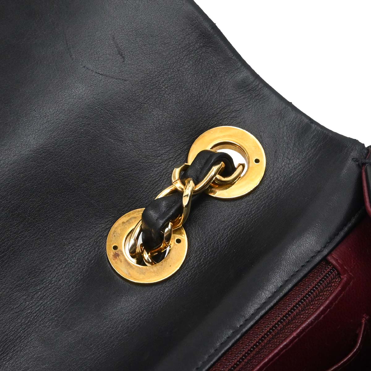 Chanel Black Lambskin Maxi Classic Flap Shoulder Bag