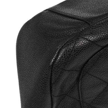 Chanel Black Caviar Skin Hobo Handbag