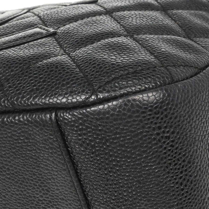 Chanel Black Caviar Skin Hobo Handbag