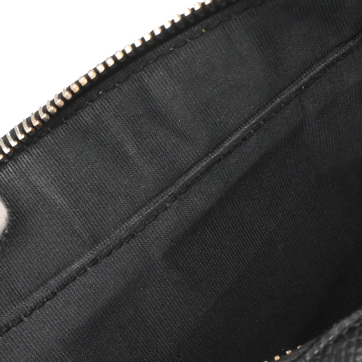 Chanel Black Caviar Skin Hobo Handbag