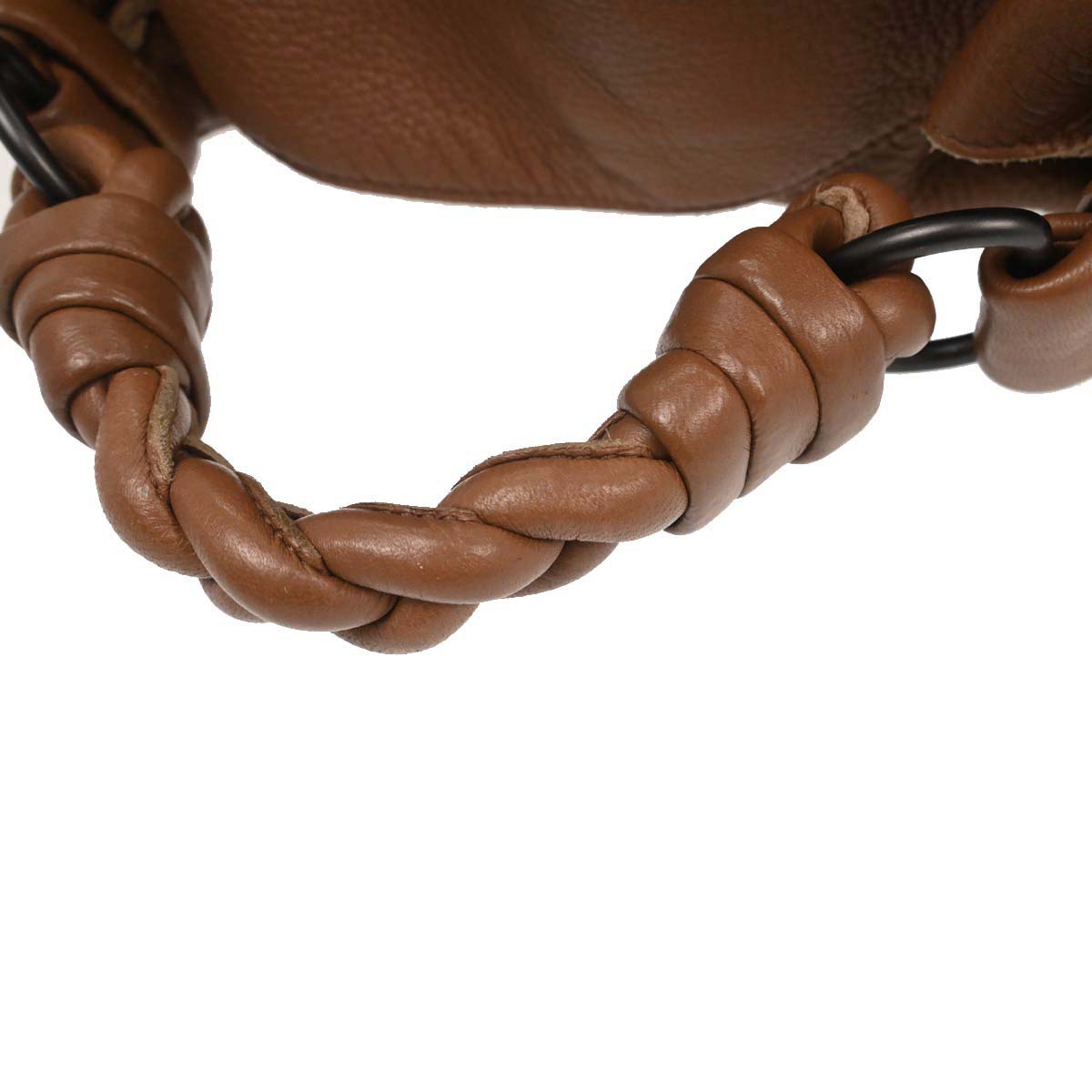 Bottega Veneta Brown Leather Intrecciato Handbag