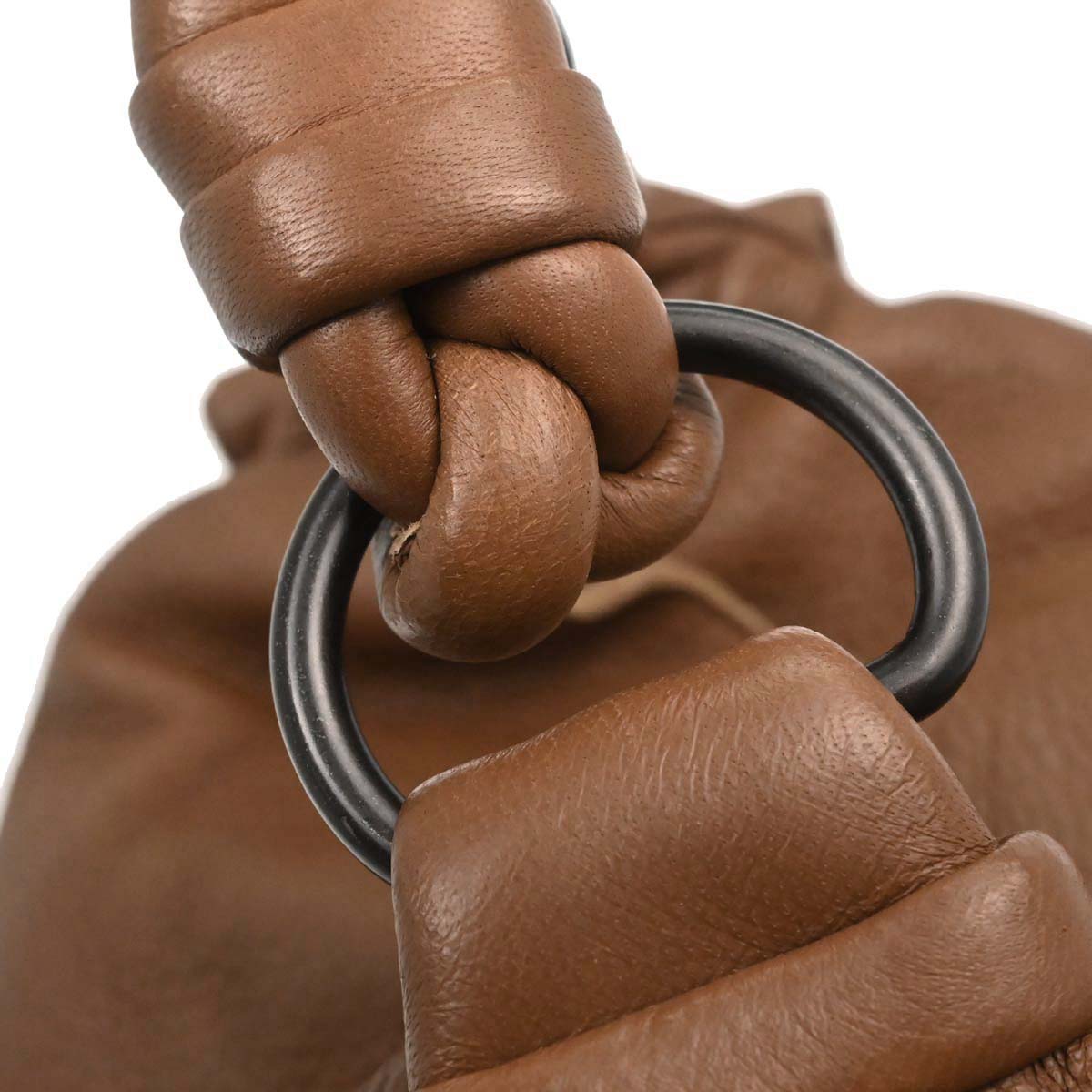 Bottega Veneta Brown Leather Intrecciato Handbag