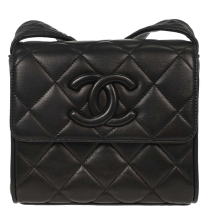 Chanel Black Lambskin Shoulder Bag
