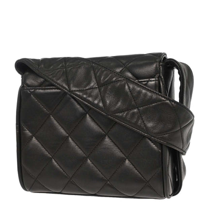 Chanel Black Lambskin Shoulder Bag