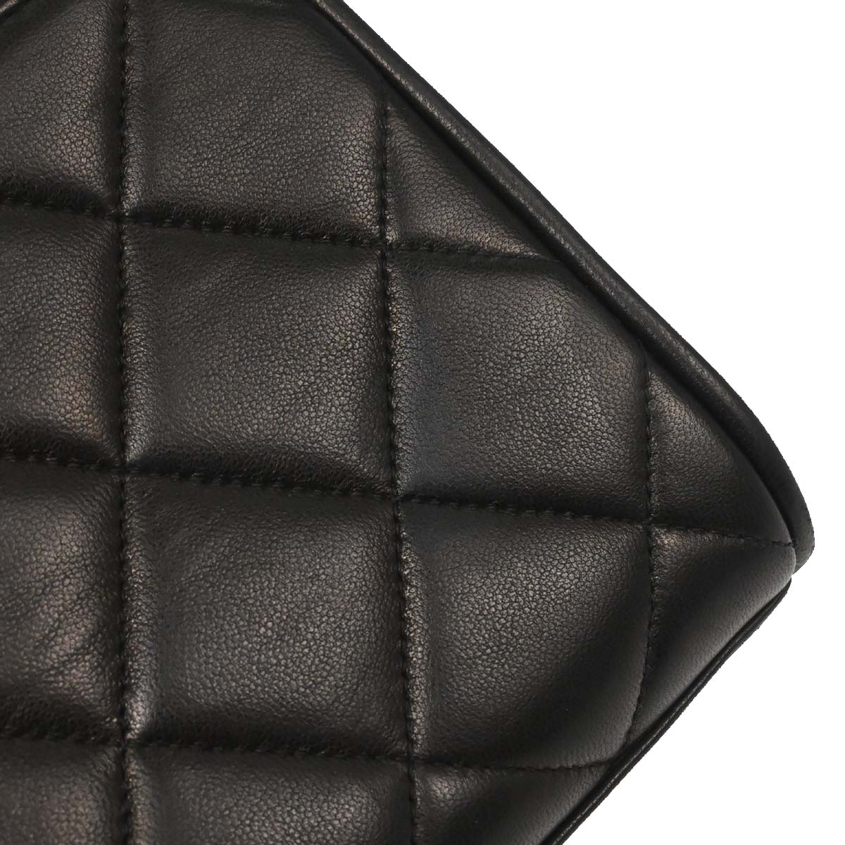 Chanel Black Lambskin Shoulder Bag