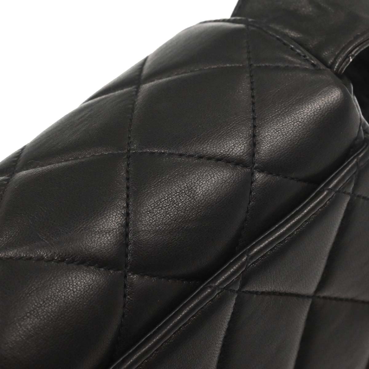 Chanel Black Lambskin Shoulder Bag
