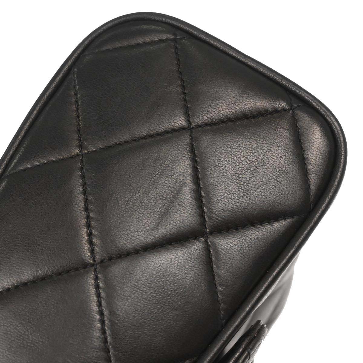 Chanel Black Lambskin Shoulder Bag