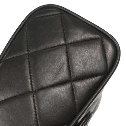 Chanel Black Lambskin Shoulder Bag