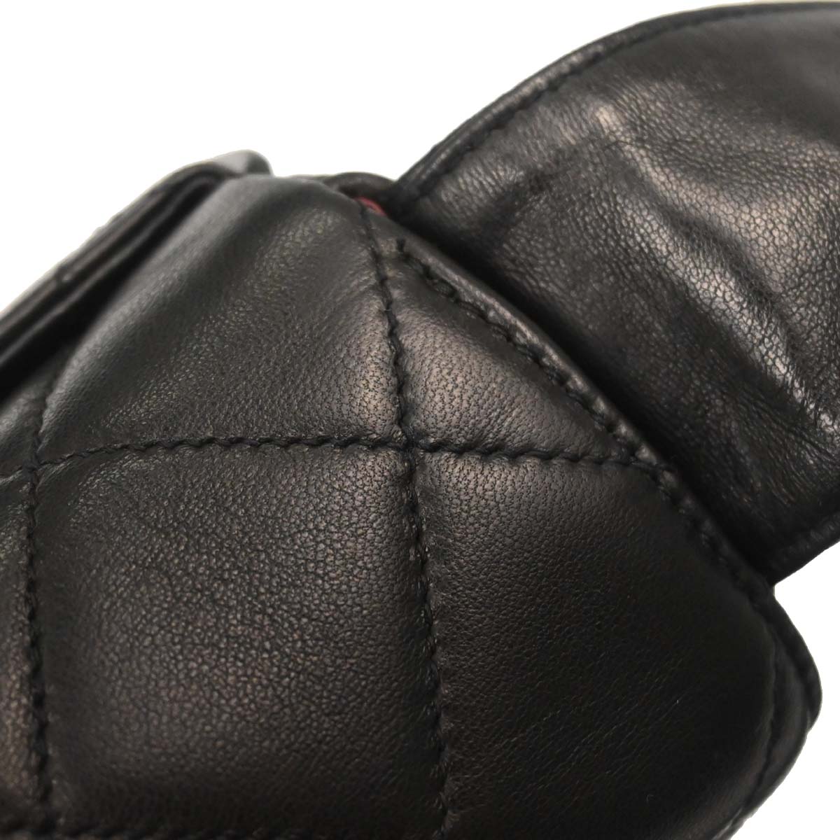 Chanel Black Lambskin Shoulder Bag