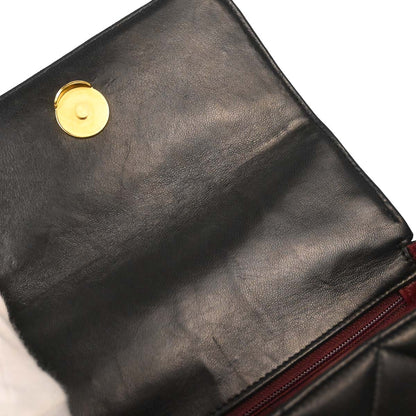 Chanel Black Lambskin Shoulder Bag