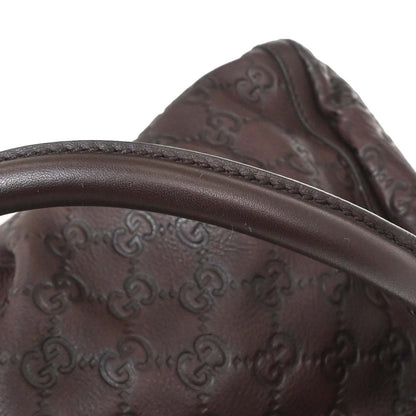 Gucci Brown Guccissima Leather GG Abbey D Ring Handbag