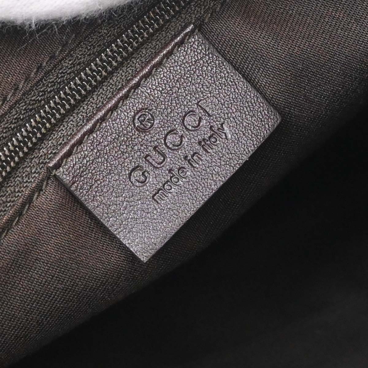 Gucci Brown Guccissima Leather GG Abbey D Ring Handbag