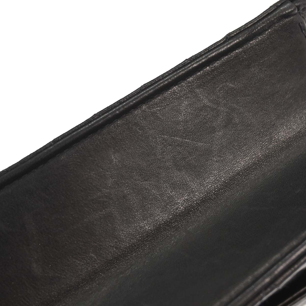 Chanel 2002-2003 Black Lambskin Turnlock Small Half Flap Shoulder Bag
