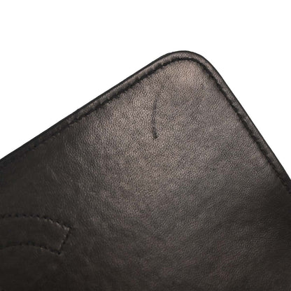 Chanel 2002-2003 Black Lambskin Turnlock Small Half Flap Shoulder Bag