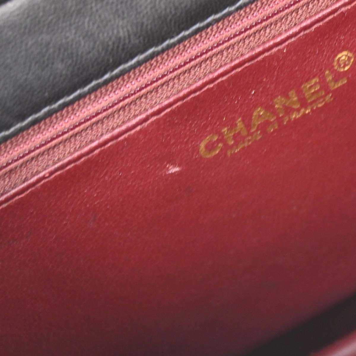 Chanel 2002-2003 Black Lambskin Turnlock Small Half Flap Shoulder Bag