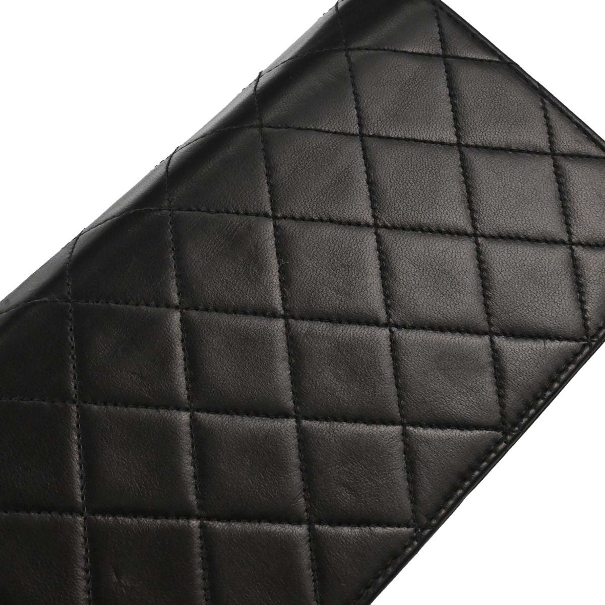 Chanel Black Lambskin Pushlock Mini Full Flap Shoulder Bag