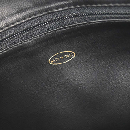 Chanel 1994-1996 Black Caviar Skin Triple CC Shoulder Tote Bag