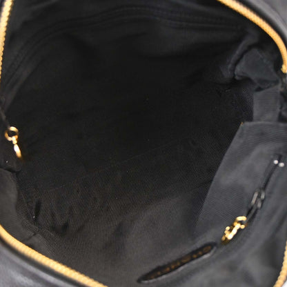 Chanel Black Caviar Skin Triple CC Shoulder Tote Bag