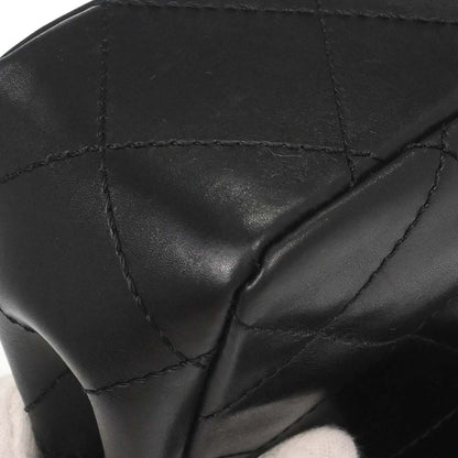 Chanel Black Lambskin Acrylic Chain Shoulder Bag