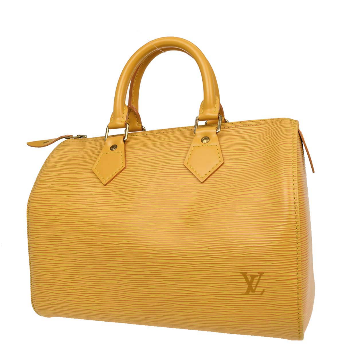 Louis Vuitton Yellow Epi Speedy 25 Handbag M43019