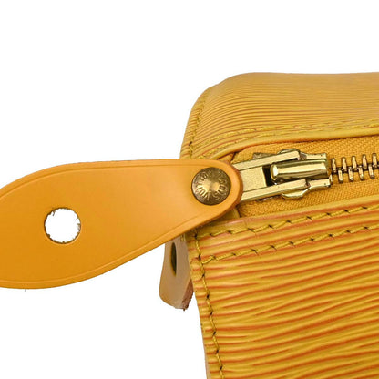 Louis Vuitton Yellow Epi Speedy 25 Handbag M43019