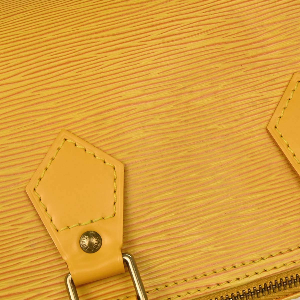 Louis Vuitton Yellow Epi Speedy 25 Handbag M43019