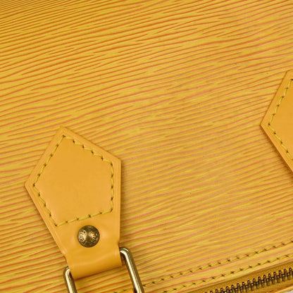 Louis Vuitton Yellow Epi Speedy 25 Handbag M43019