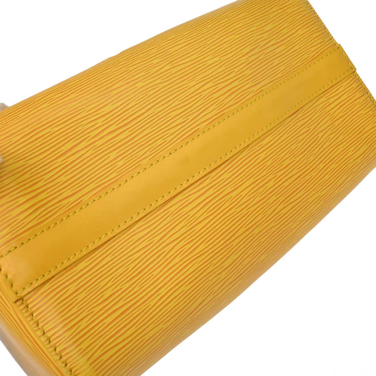 Louis Vuitton Yellow Epi Speedy 25 Handbag M43019