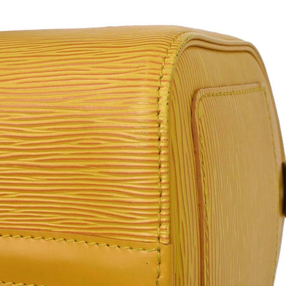 Louis Vuitton Yellow Epi Speedy 25 Handbag M43019
