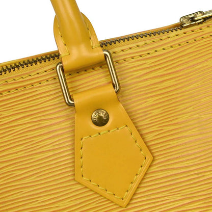 Louis Vuitton Yellow Epi Speedy 25 Handbag M43019