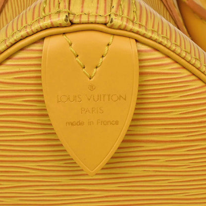 Louis Vuitton Yellow Epi Speedy 25 Handbag M43019