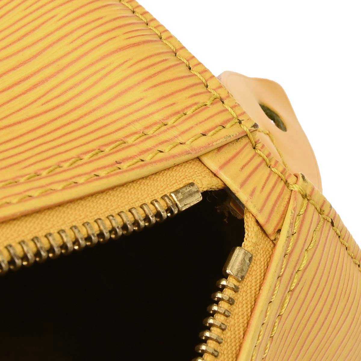 Louis Vuitton Yellow Epi Speedy 25 Handbag M43019