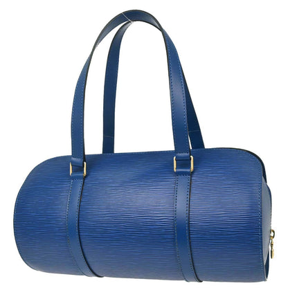 Louis Vuitton Blue Epi Soufflot Handbag M52225
