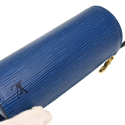Louis Vuitton Blue Epi Soufflot Handbag M52225