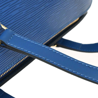 Louis Vuitton Blue Epi Soufflot Handbag M52225