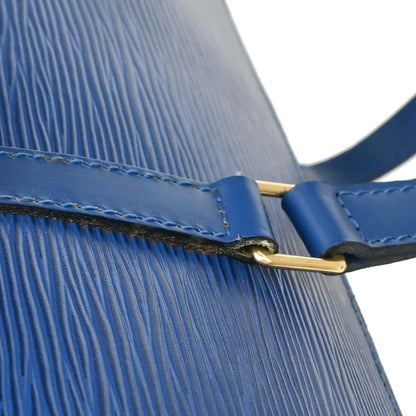 Louis Vuitton Blue Epi Soufflot Handbag M52225
