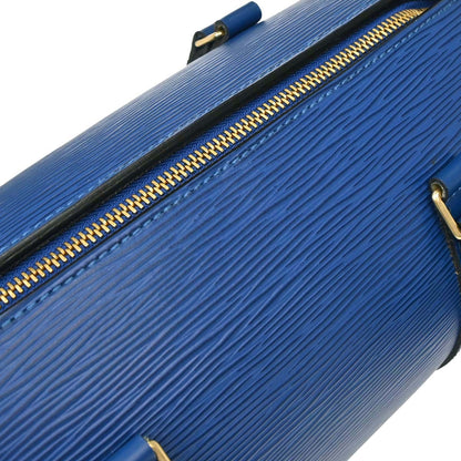 Louis Vuitton Blue Epi Soufflot Handbag M52225