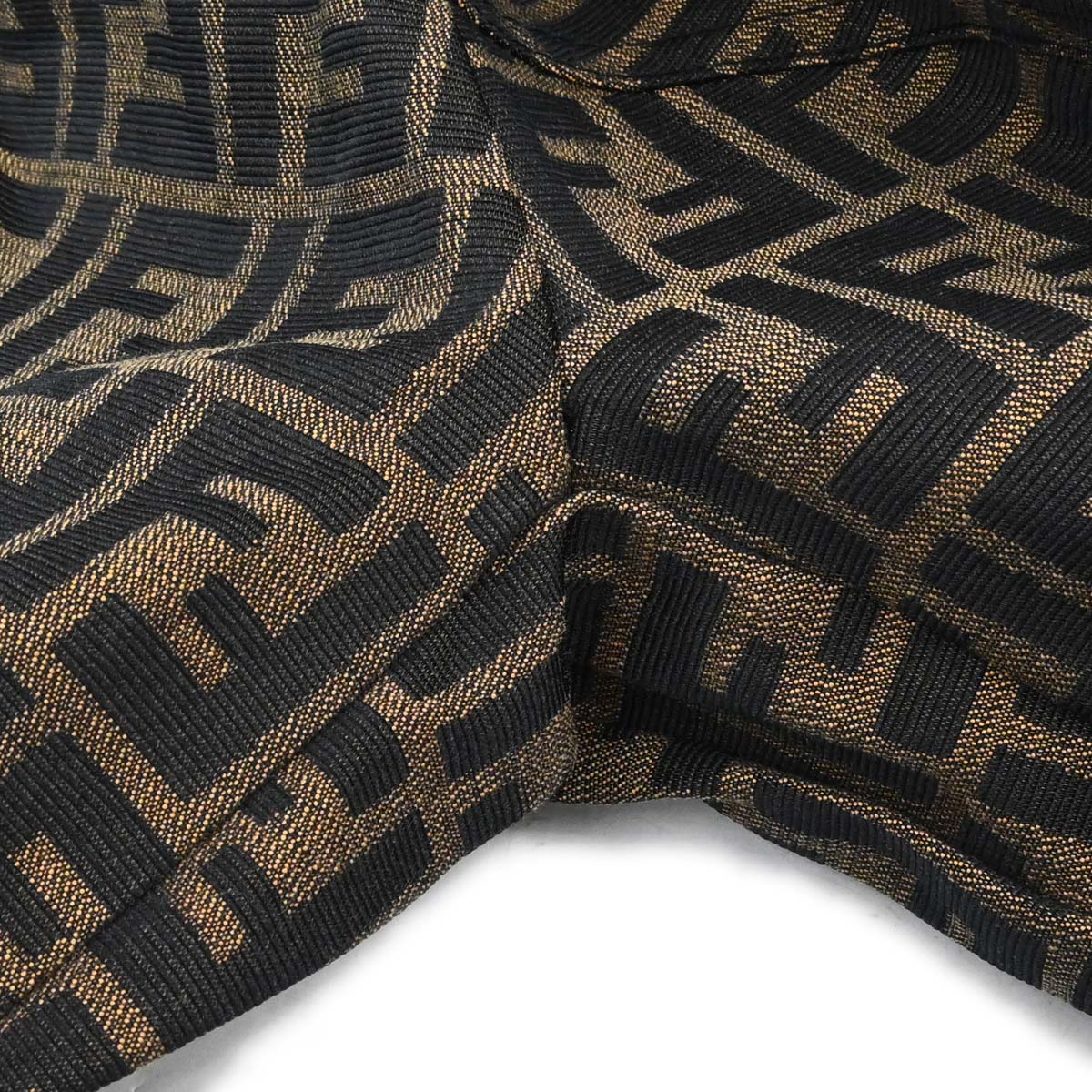 Fendi Double Breasted Jacket Zucca Brown